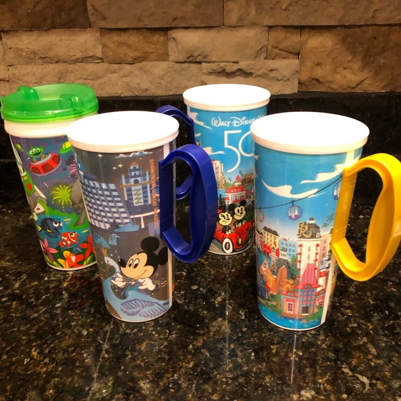 Walt Disney World Rapid fill 50th Anniversary Souvenir refillable Cups 4 - Picture 4 of 12